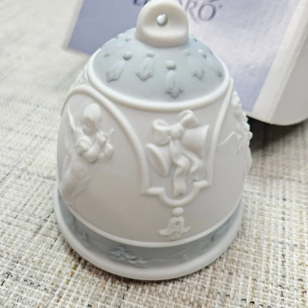 Lladro 1994 Christmas Bell Ornament 16139‎ Campana Navidad Porcelain Spain Boxed